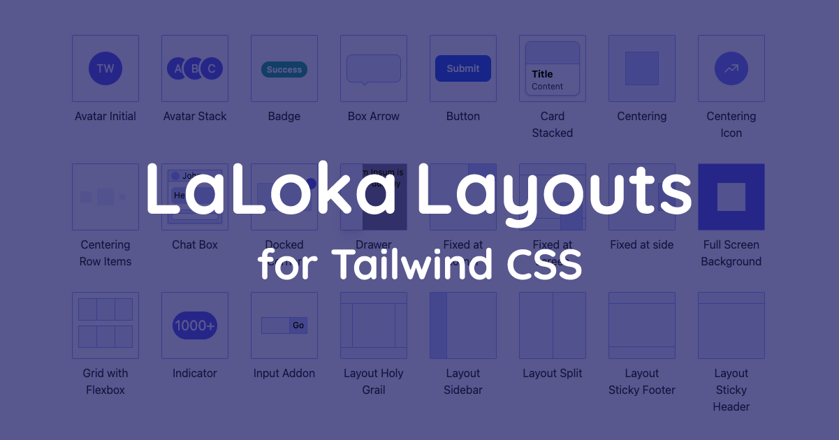 Layout Split - LaLoka Layouts for Tailwind CSS